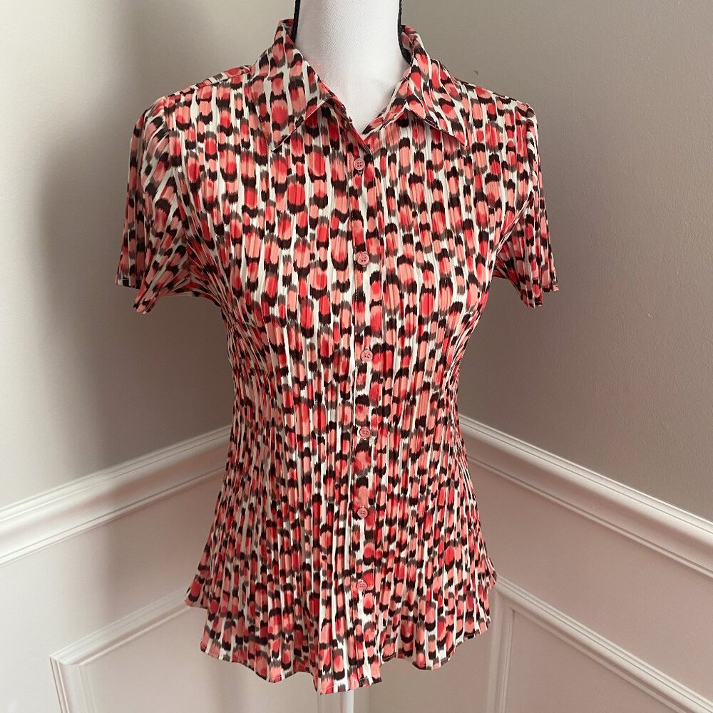 Vintage Blouse Jaclyn Smith size Medium Short sleeve
